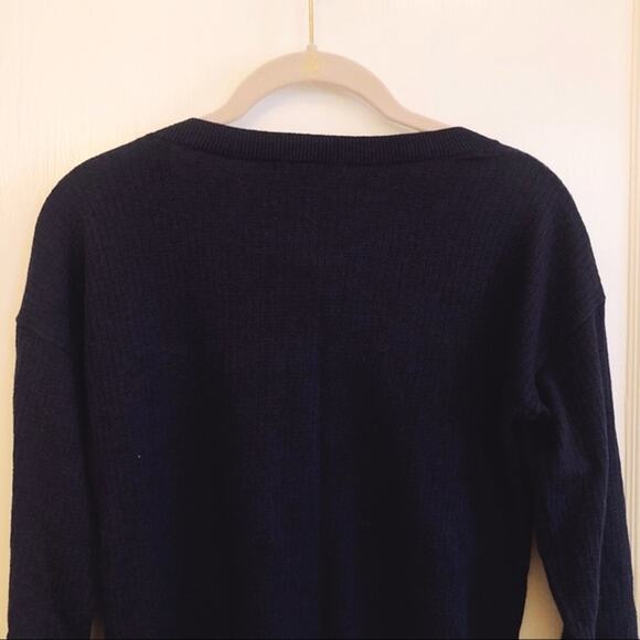 Banana Republic Blue Seed Stitch Crew Neck Top - Picture 5 of 10